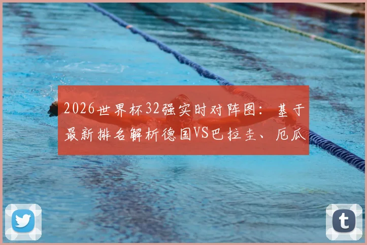 2026世界杯32强实时对阵图：基于最新排名解析德国VS巴拉圭、厄瓜多尔VS英格兰等焦点潜在对决